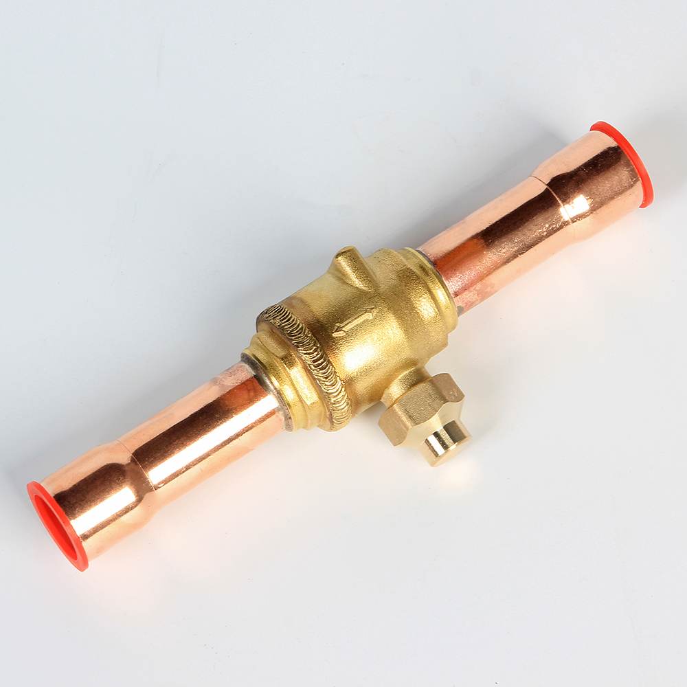 Прочный латунный обслуживание охлаждения шариковой клапан